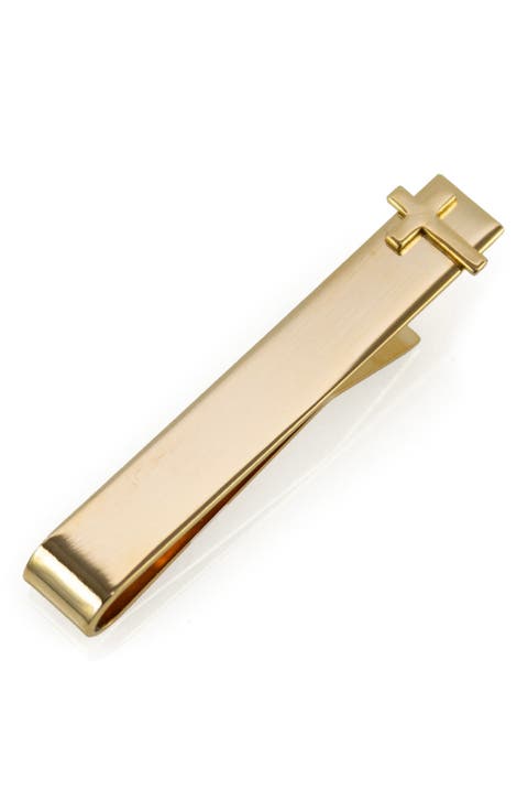 Cross Goldtone Tie Bar