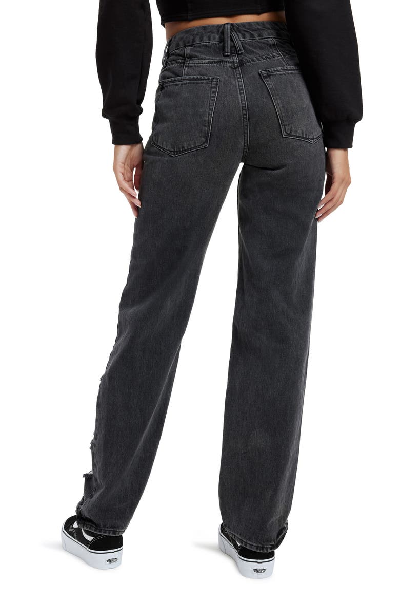 Good '90s Loose Fit Jeans, Alternate, color, BLACK247