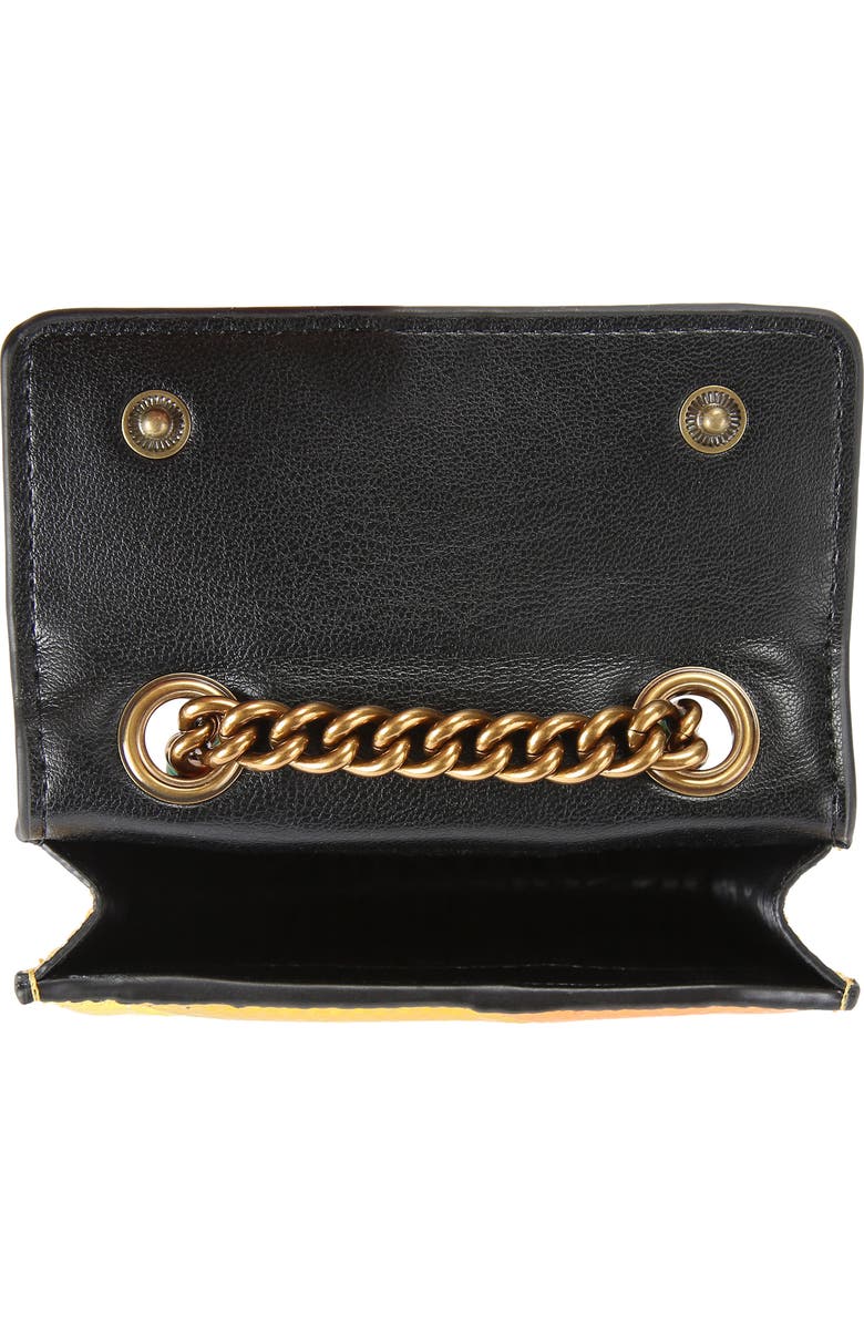 Kurt Geiger London Micro Kensington Metallic Faux Leather Crossbody Bag, Alternate, color,