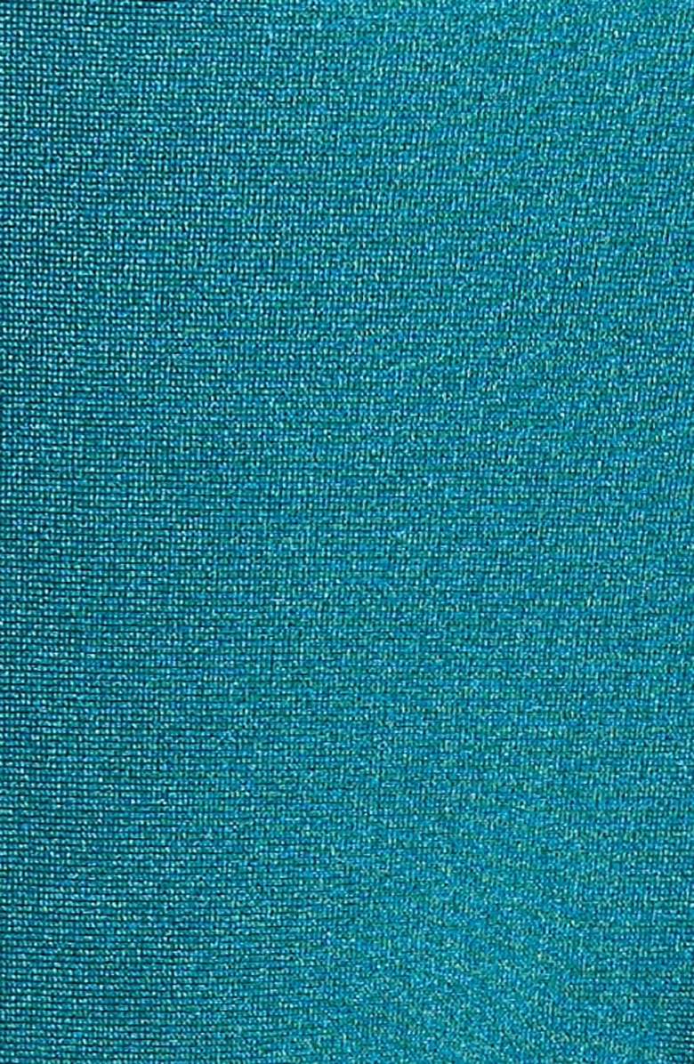 Kulani Kinis Gathered Deep V-Cut Bikini Botttoms, Alternate, color, Laguna Haze