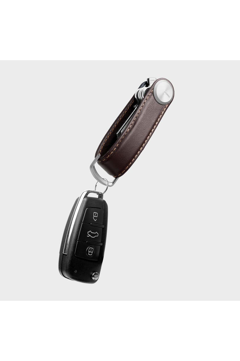 Pro Leather Key Organiser, Alternate, color, Mahogany
