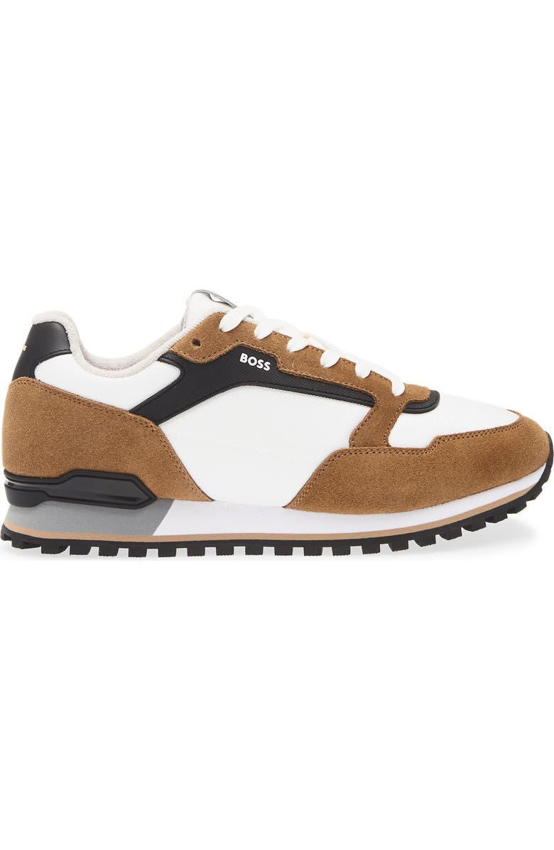 BOSS Parkour Runn Sneaker, Alternate, color, Beige