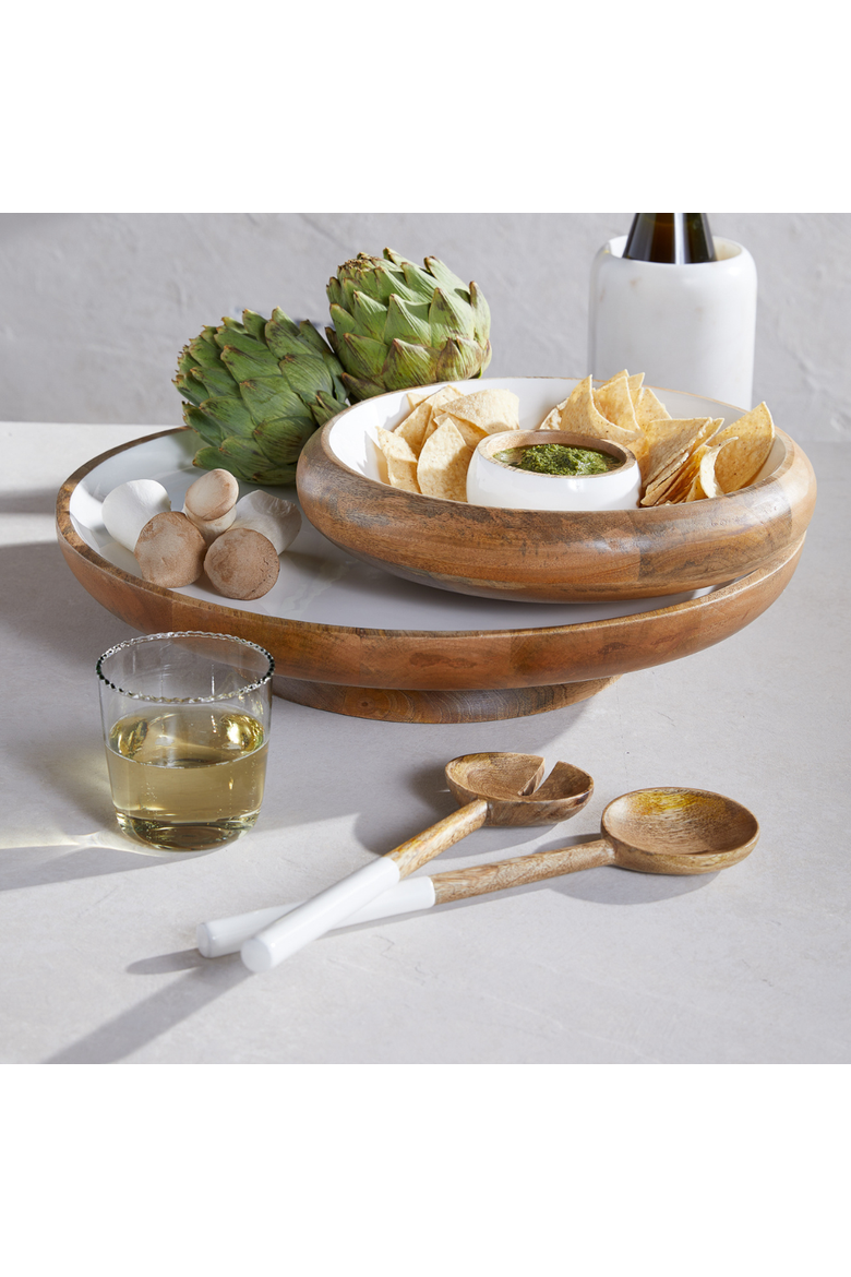 Madras Traditional Serving Set, Alternate, color, Natural