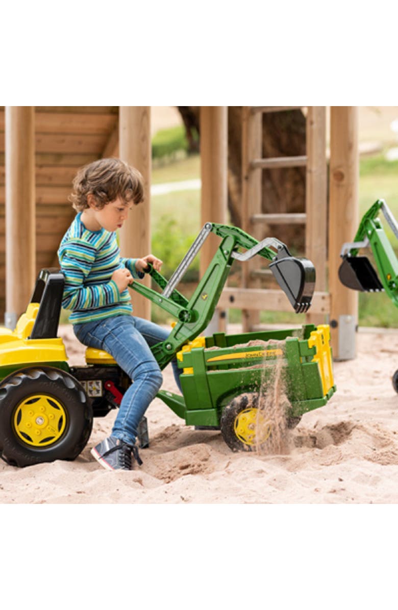 John Deere Farm Trailer, Alternate, color, Green/Yellow