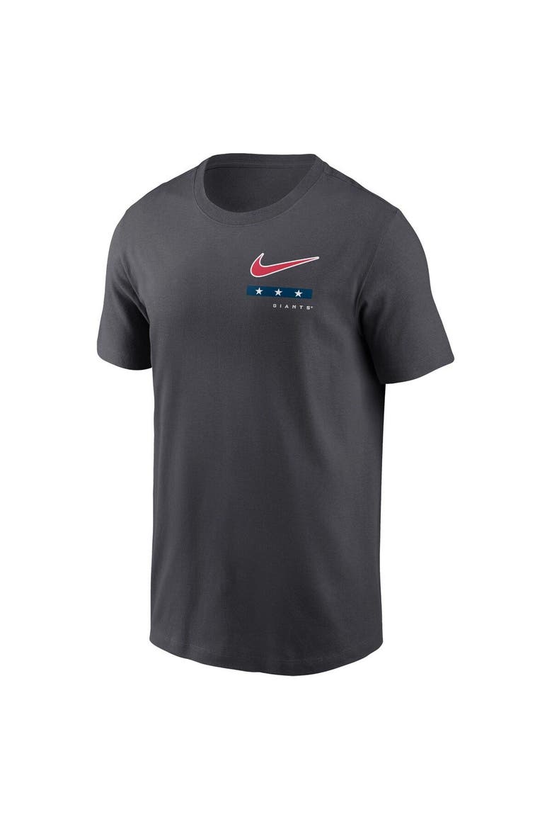 Men's Nike Anthracite San Francisco Giants Americana T-Shirt, Alternate, color, Anthracite