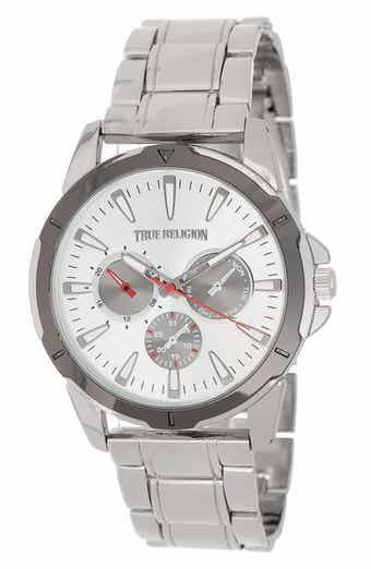 True Religion Chronograph Bracelet Watch, 44.1mm