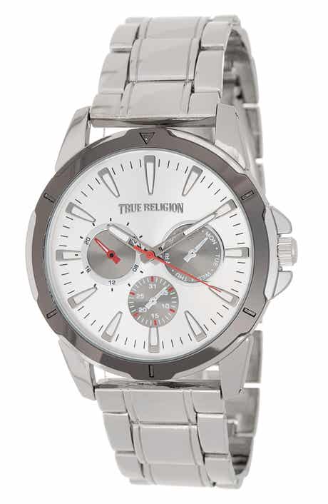 True Religion Chronograph Bracelet Watch, 44.1mm