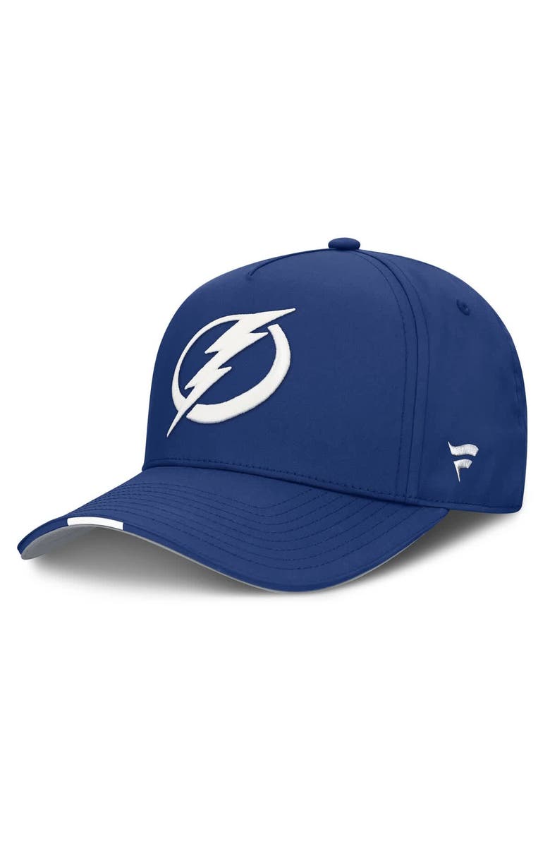 FANATICS Men's Fanatics Blue Tampa Bay Lightning 2025 NHL Draft Authentic Pro On-Stage Podium A-Frame Adjustable Hat, Alternate, color, Blue