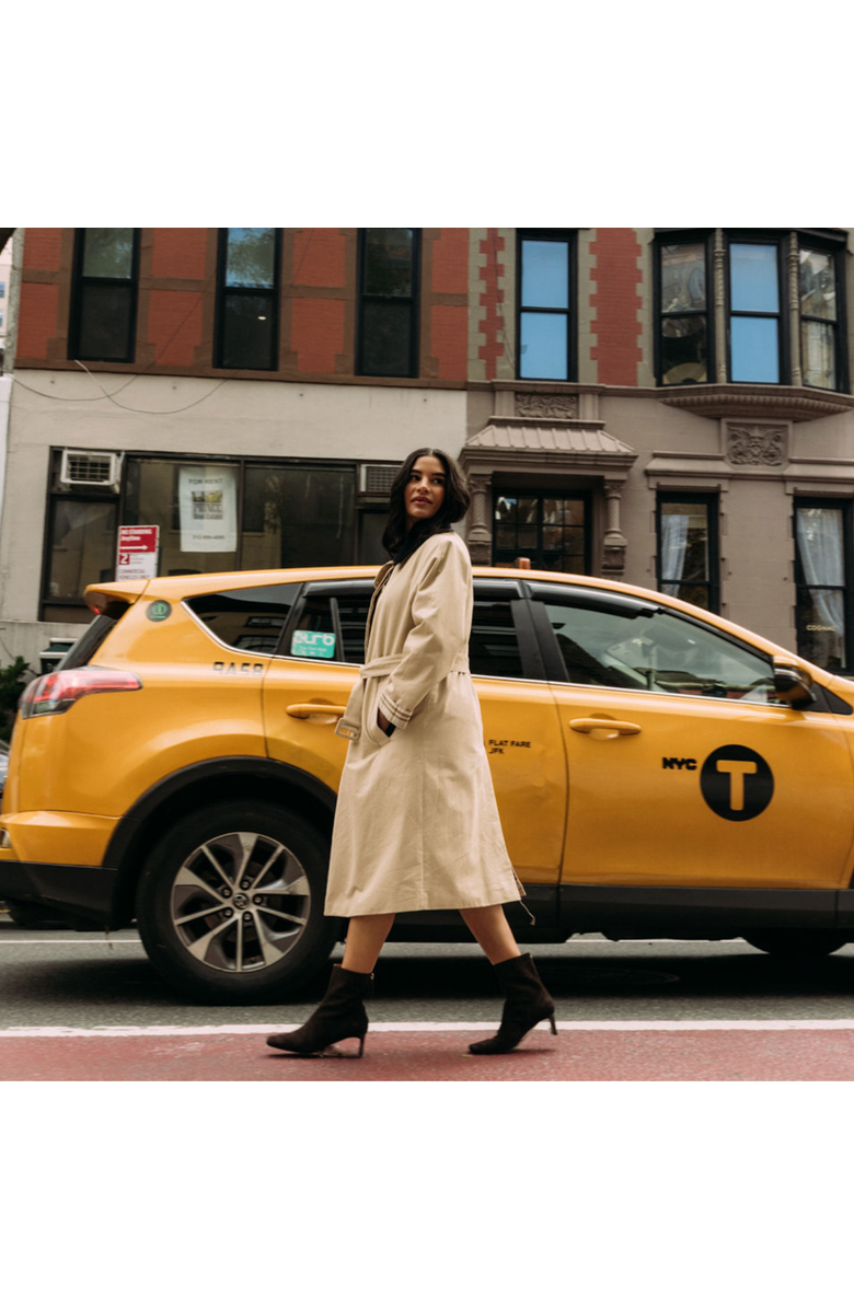 Amie Rafa Harlow Suede Bootie, Alternate, color, Brown