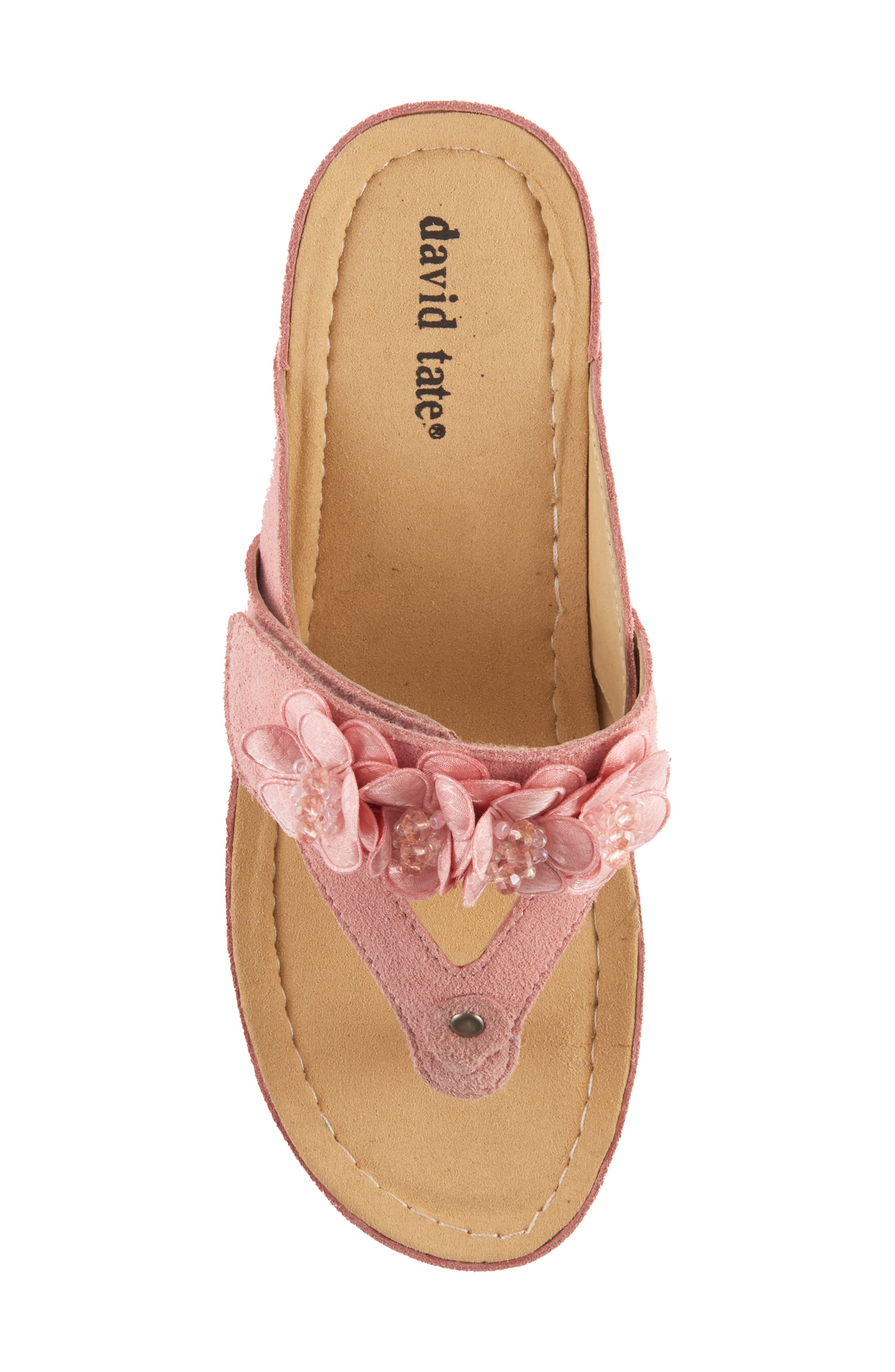 Garden Wedge Sandal, Alternate, color, PINK SUEDE