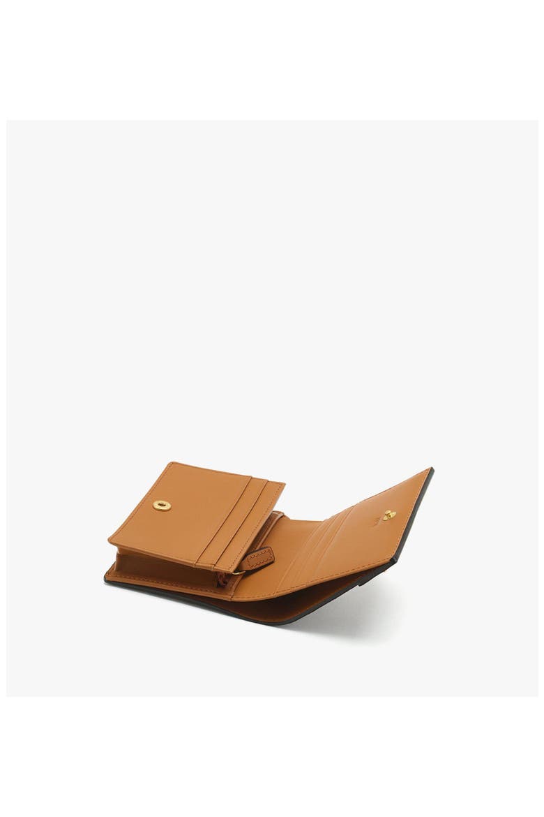 Small Pina Wallet in Studded Visetos, Alternate, color, Cognac