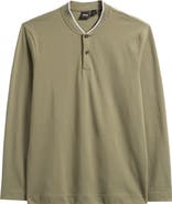 BOSS Pal Long Sleeve Blade Collar Polo