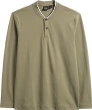 BOSS Pal Long Sleeve Blade Collar Polo
