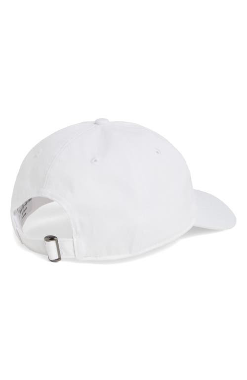 Sporty And Rich Womens Eden Crest Embroidered Cotton Baseball Cap Whit In White