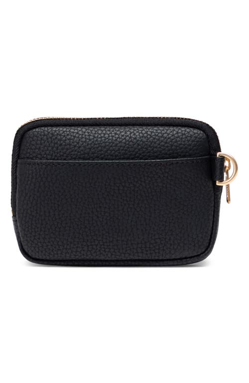 Herschel Supply Co . Oxford Faux Leather Zip Pouch In Black