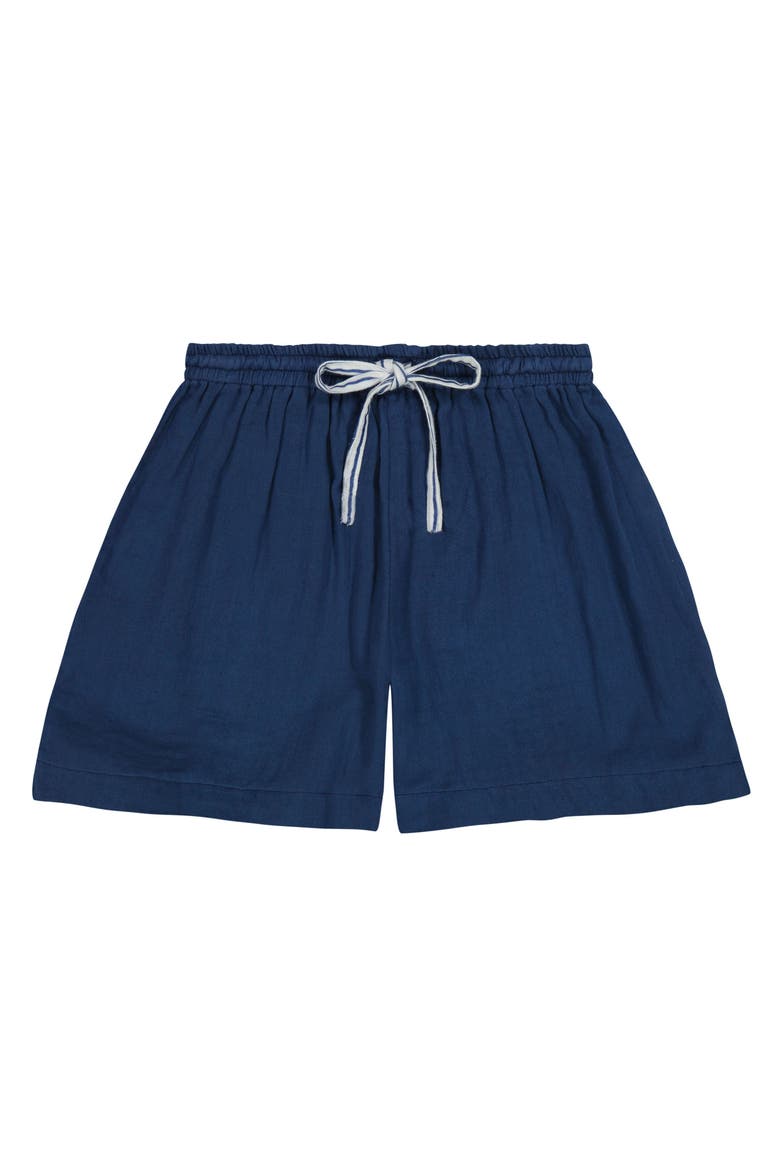 La Plage Boy's Drawstring Short Lapis Blue, Main, color, Blue