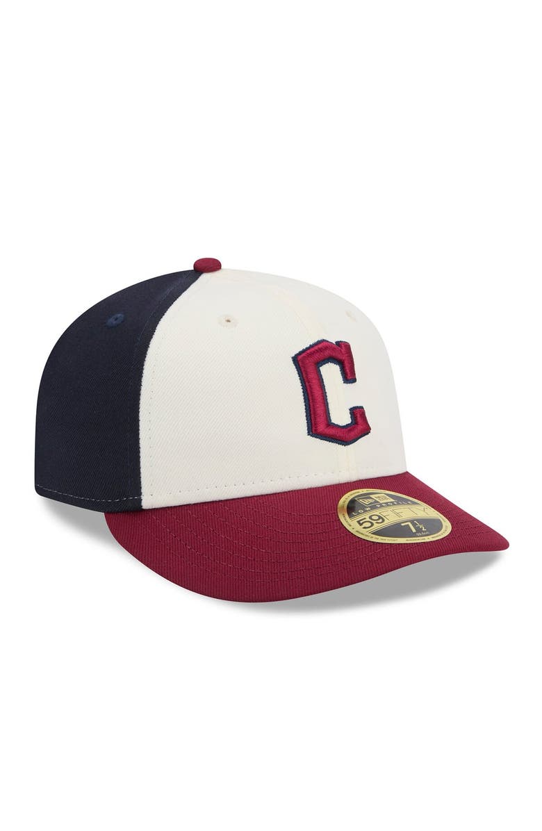 New Era Men's New Era  White/Red Cleveland Guardians 2024 City Connect Low Profile 59FIFTY Fitted Hat, Alternate, color, White