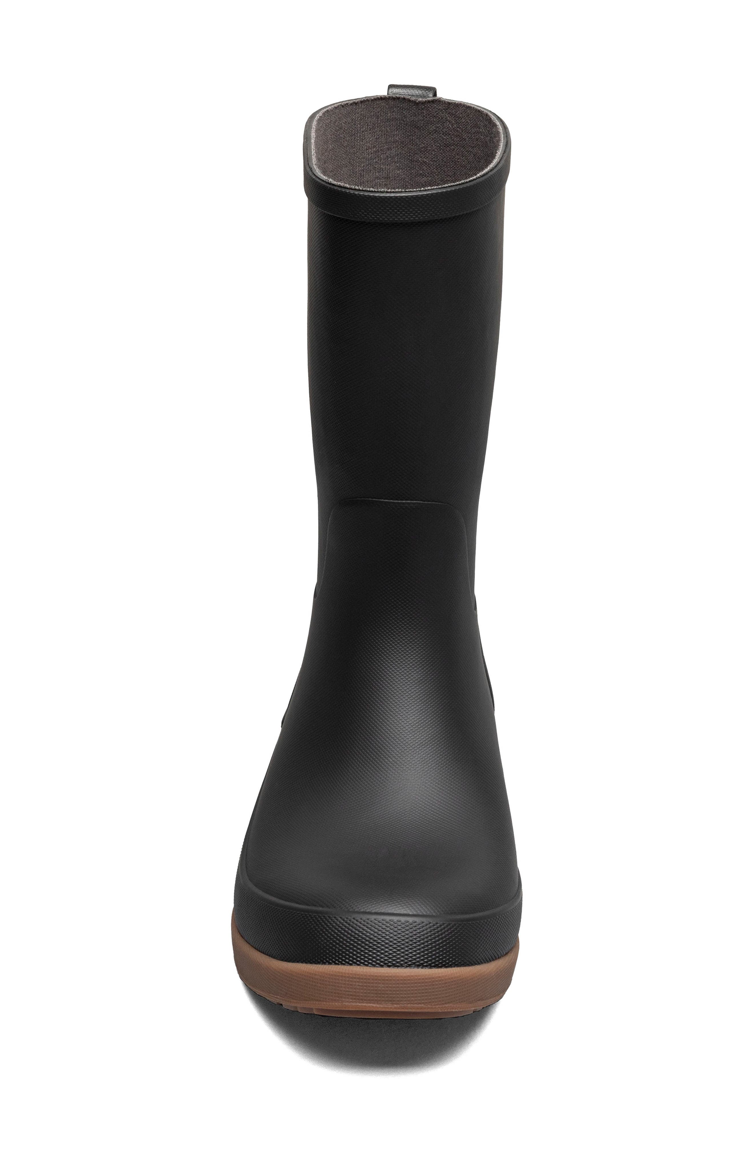 Bogs Amanda II Waterproof Rain Boot, Alternate, color, Black