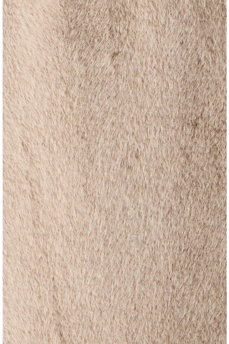 Ariel Faux Fur Jacket, Alternate, color, TAUPE