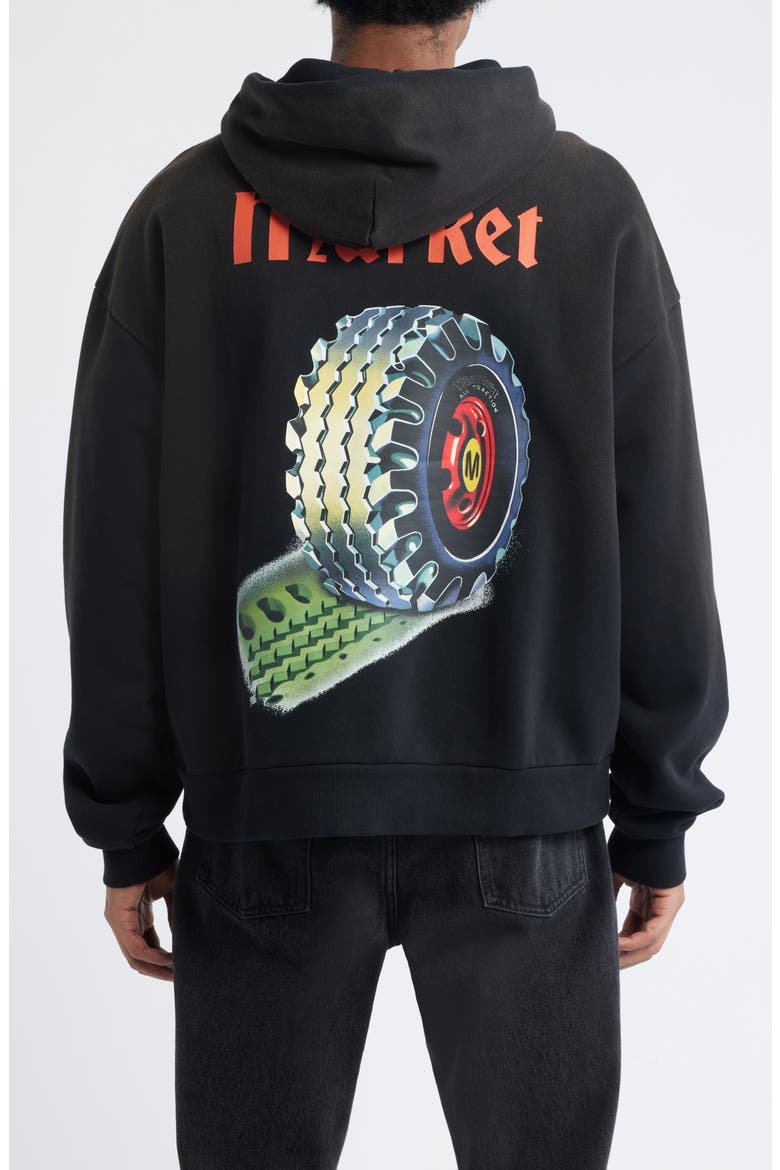True Tread Graphic Hoodie, Alternate, color, PIRATE BLACK
