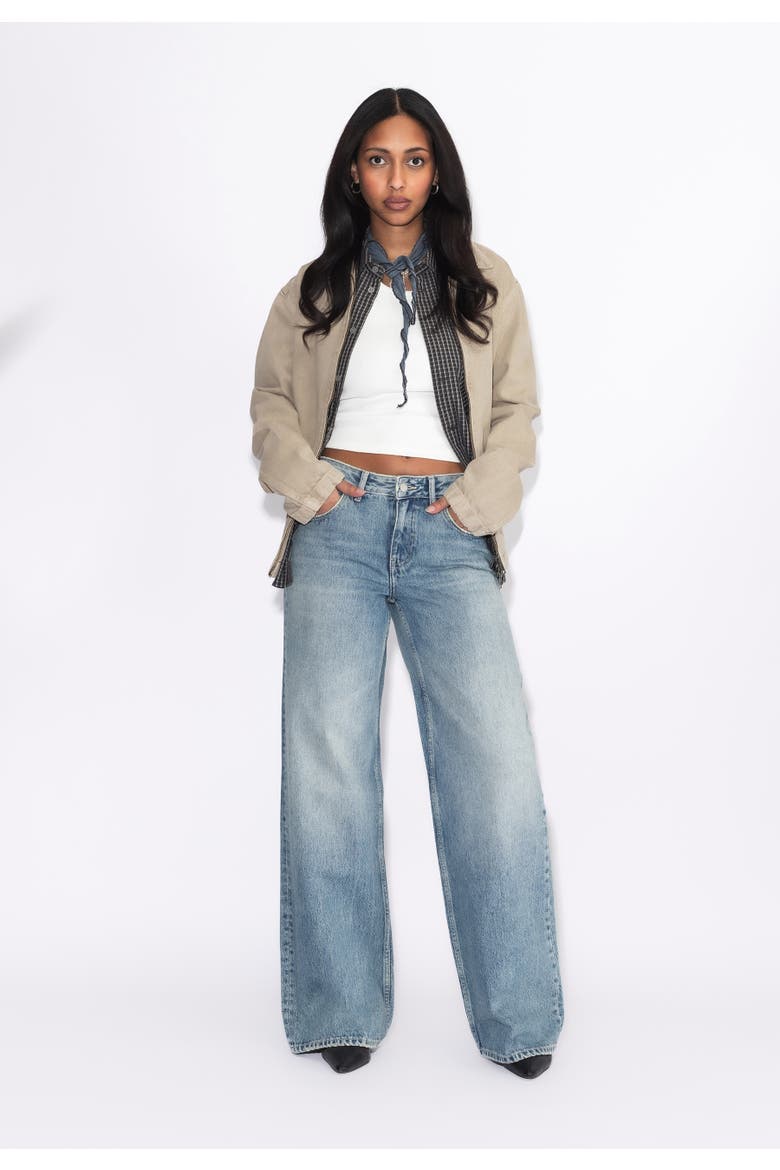 Rhue Low Wide Jeans, Alternate, color, Drift Sky Used