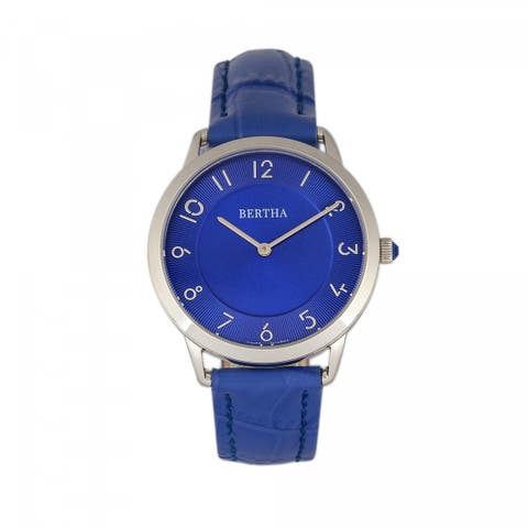 Abby Swiss Leather-Band Watch