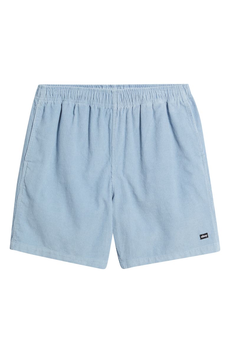 Obey Easy Pulp Cotton Corduroy Shorts, Alternate, color,