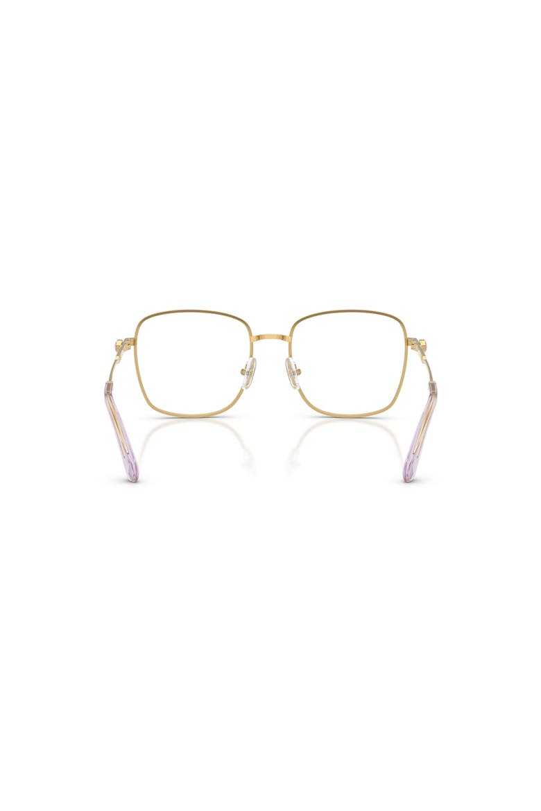 53mm Square optical glasses, Alternate, color, Gold