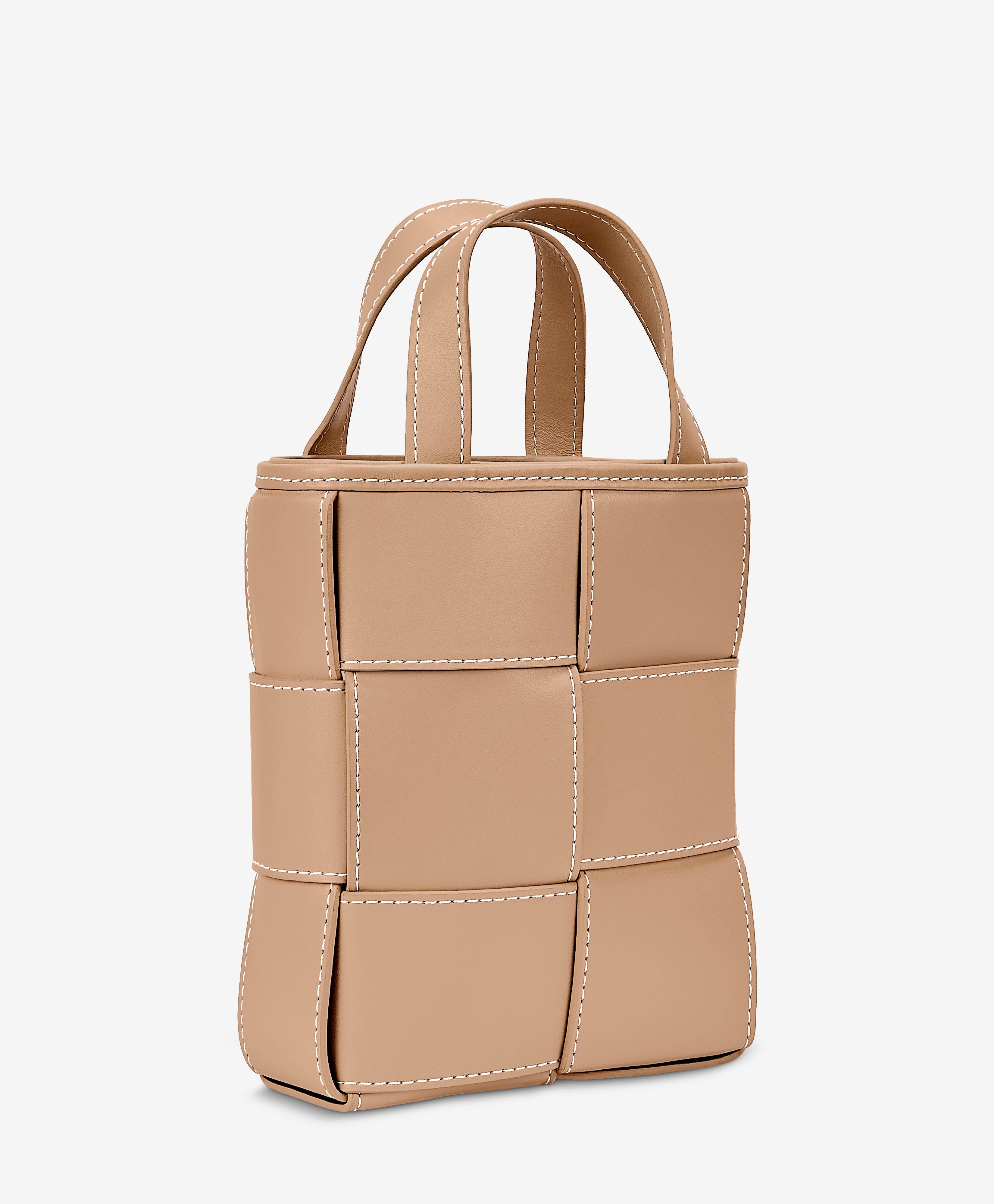 CHLOE MINI SHOPPER, Alternate, color, CAPPUCCINO