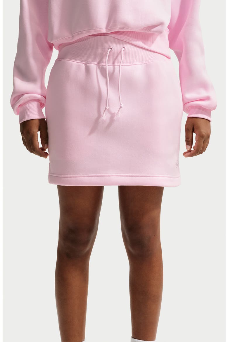 Sportswear Phoenix Fleece Miniskirt, Alternate, color, 663 PINK FOAM
