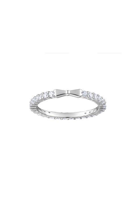 Kids' Cubic Zirconia Pavé Bow Ring