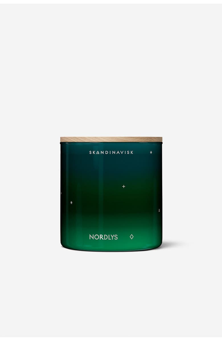 SKANDINAVISK NORDLYS Scented Candle 400g, Alternate, color, Green