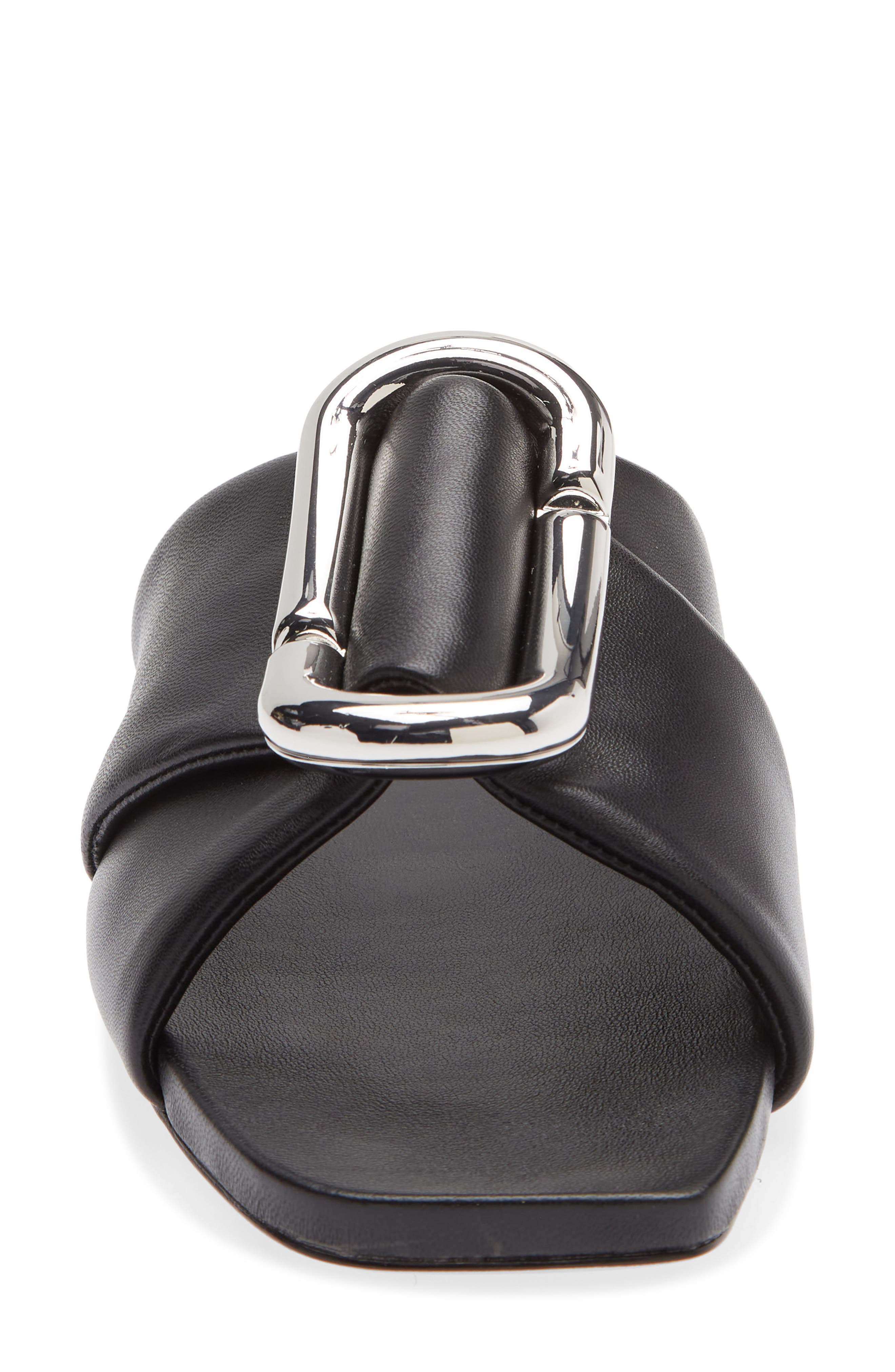 Marc Jacobs The Pop J Marc Slide Sandal, Alternate, color, Black