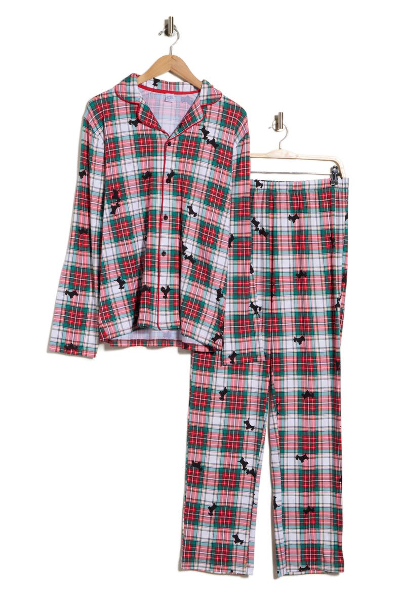 Notch Collar Matching Family PJs Set, Alternate, color, SCOTTYS HOLIDAY PLAID