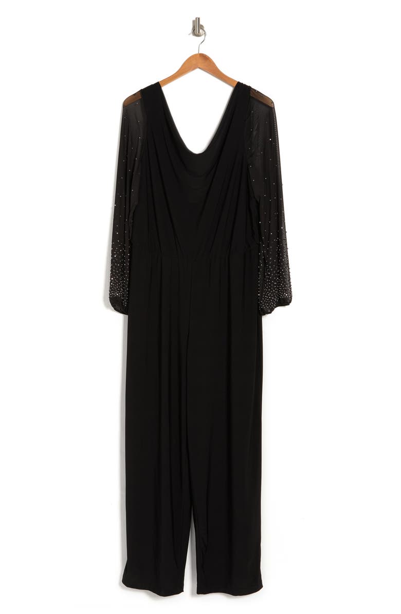 Marina Cowl Neck Long Sleeve Jumpsuit, Alternate, color,