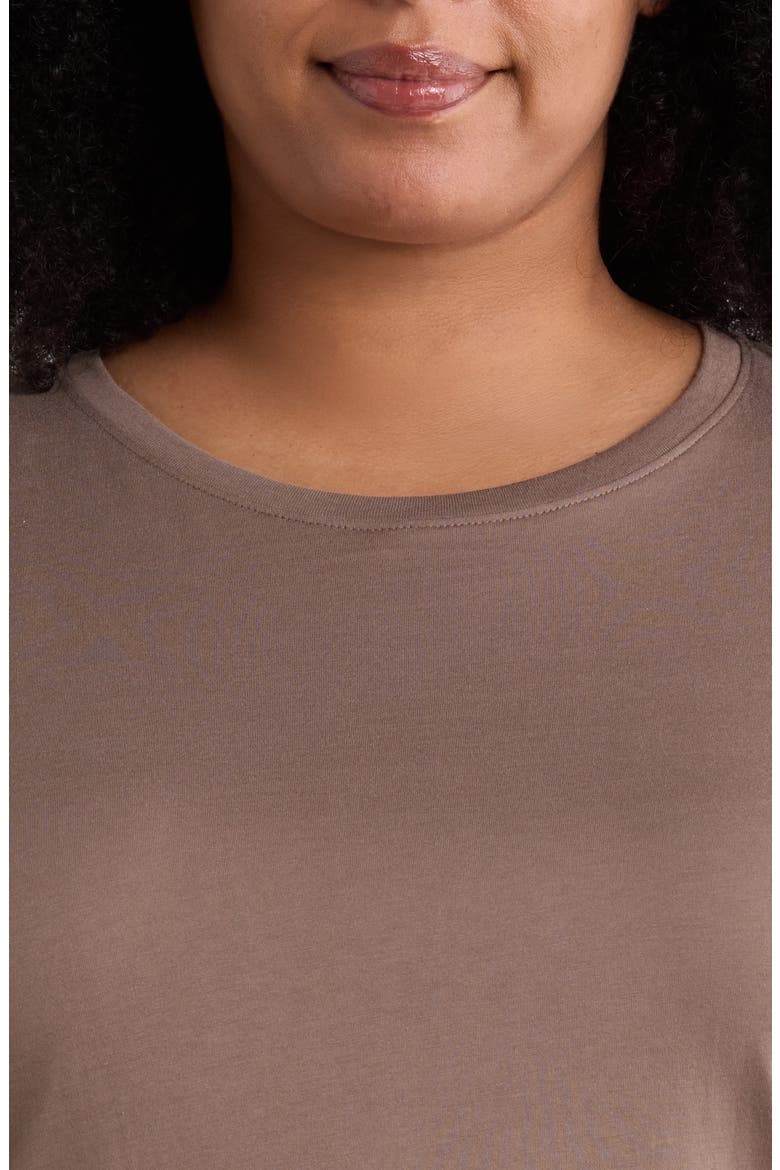 Organic Cotton Top, Alternate, color, COBBLESTONE
