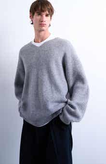 Topman Oversize V-Neck Sweater