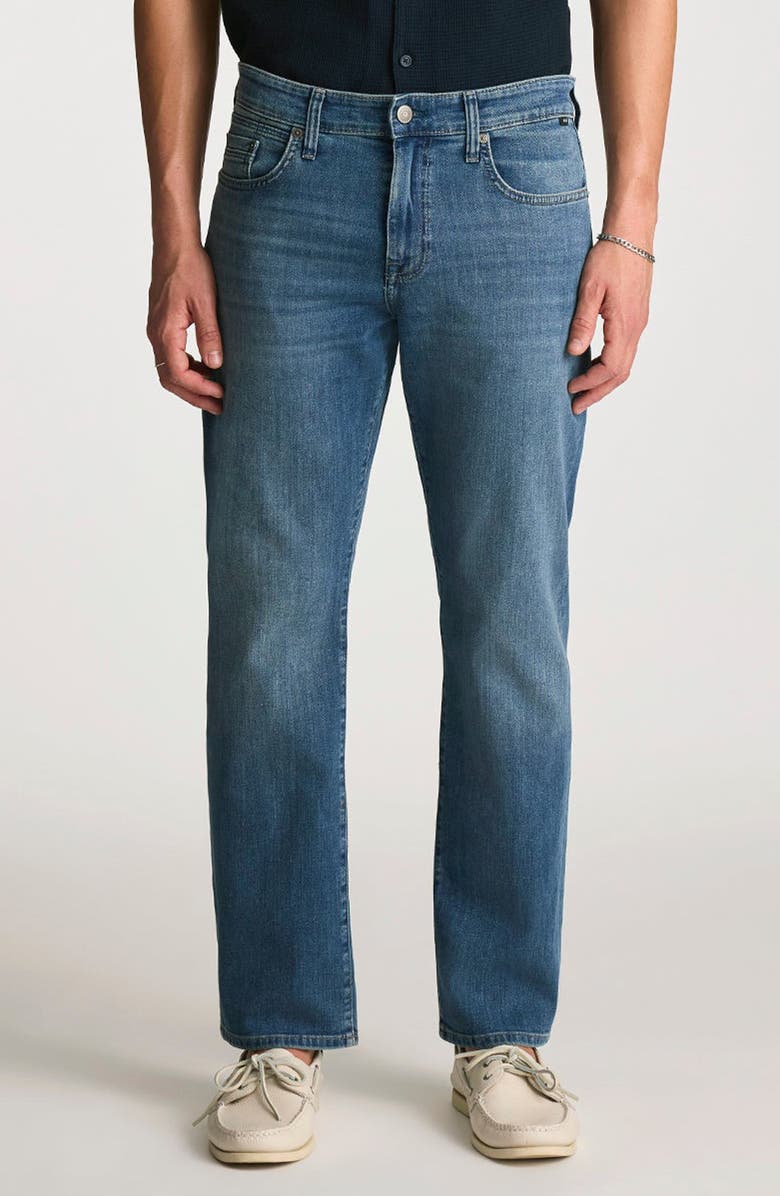 Mavi Jeans Matt Relaxed Straight Leg Jeans, Main, color, Mid Indigo Brushed W