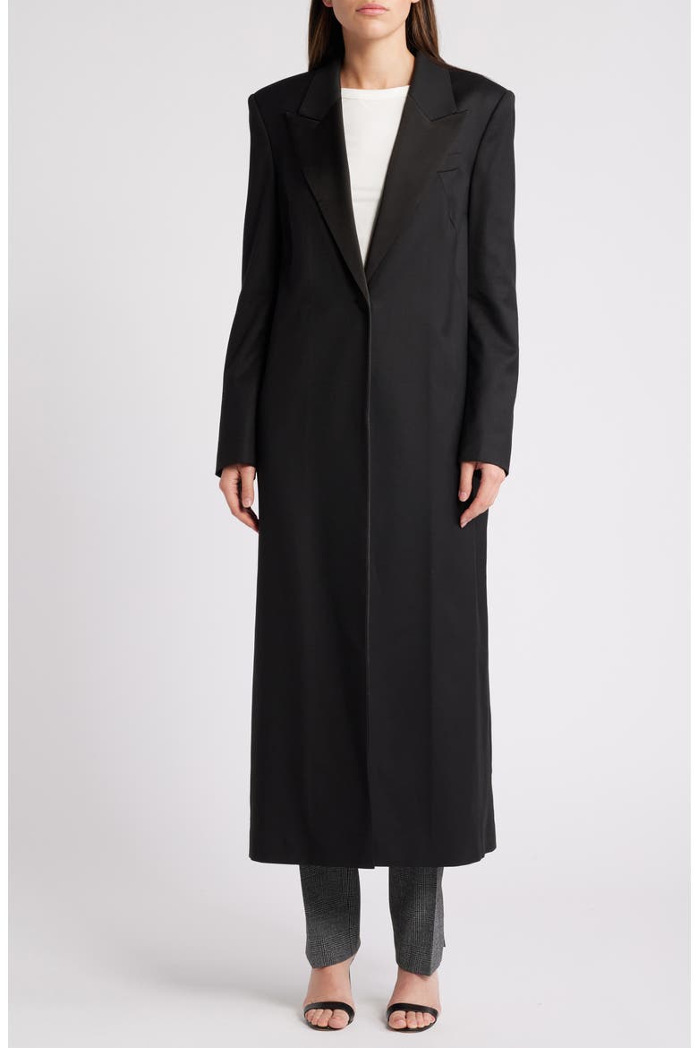 Corari Longline Coat, Main, color, BLK