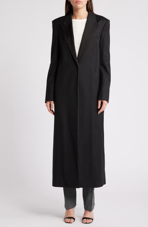 BOSS Corari Longline Coat in Black 