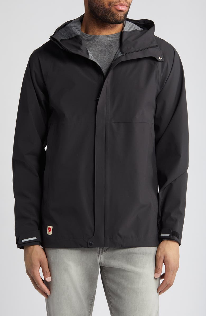 Fjällräven High Coast Hydratic Trail Jacket, Alternate, color, Black