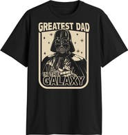 Star Wars: A New Hope Men's Star Wars A New Hope Vader Greatest Dad In The Galaxy  Graphic T-Shirt
