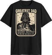 Star Wars: A New Hope Men's Star Wars A New Hope Vader Greatest Dad In The Galaxy Graphic T-Shirt