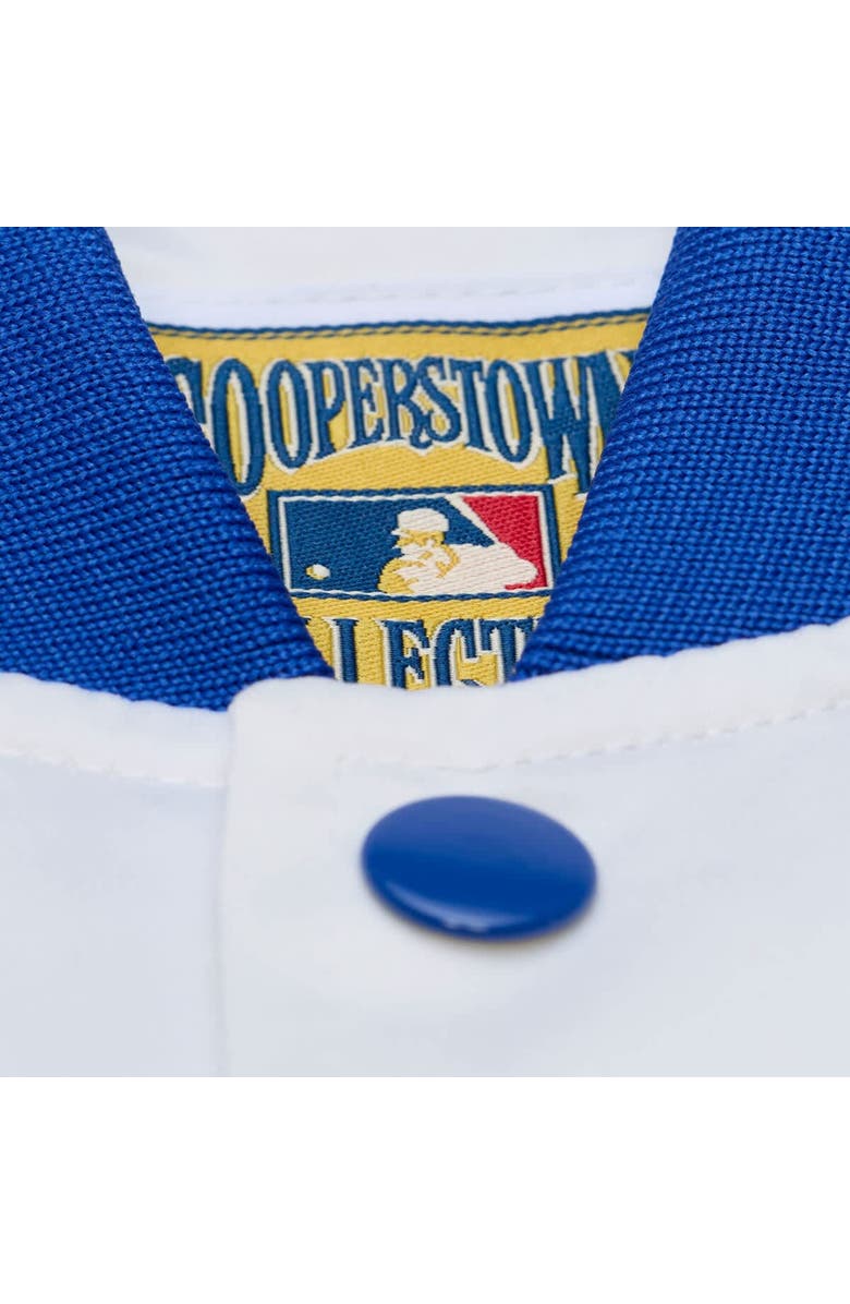 Mitchell & Ness Men's Mitchell & Ness White Chicago Cubs Cooperstown Collection Arctic Lightweight Satin Full-Snap Jacket, Alternate, color, White