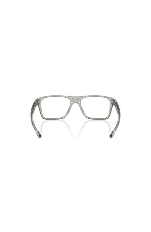 Oakley 50mm Rectangle Optical Glasses In Gray
