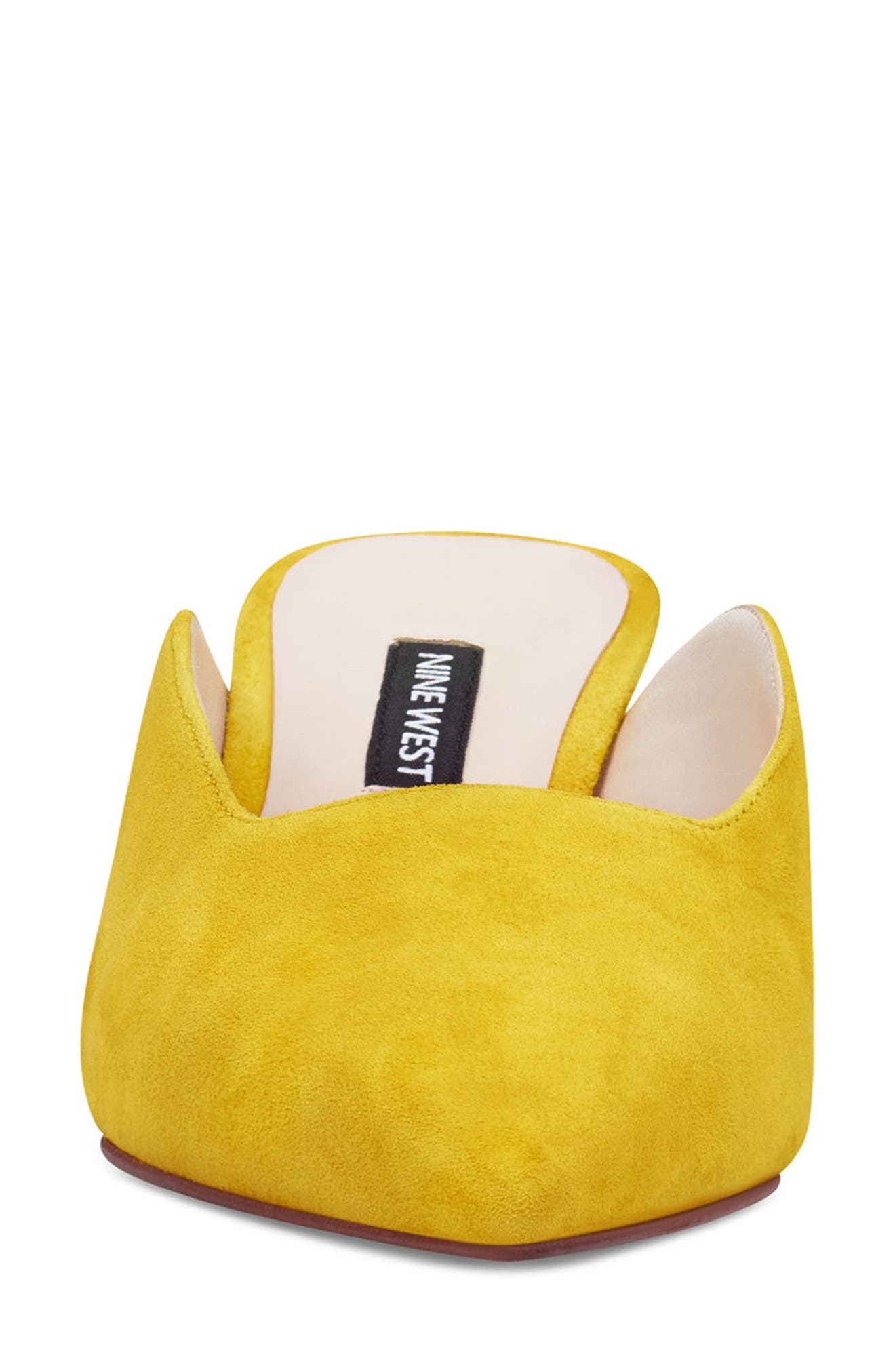 Famille Mule, Alternate, color, CITRINE YELLOW SUEDE