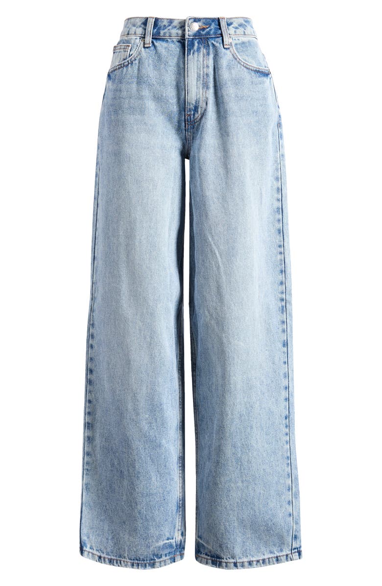 Miss Selfridge Baggy Wide Leg Jeans, Alternate, color, 