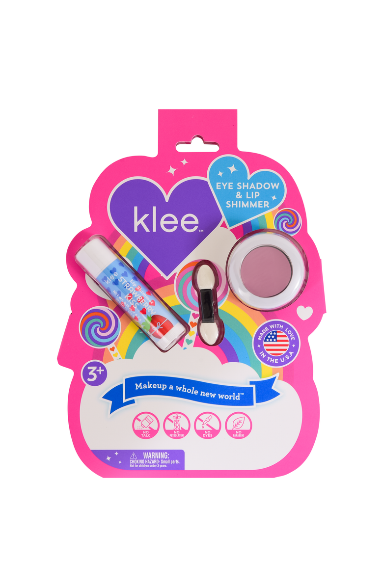 Klee Naturals Wildflower Shimmer - Kids' Eye Shadow Lip Shimmer Set, Alternate, color, Pink
