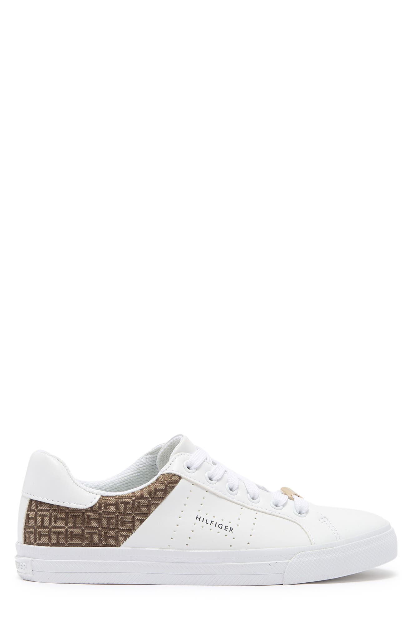 Tommy Hilfiger Logo Panel Fashion Sneaker, Alternate, color, Whmll