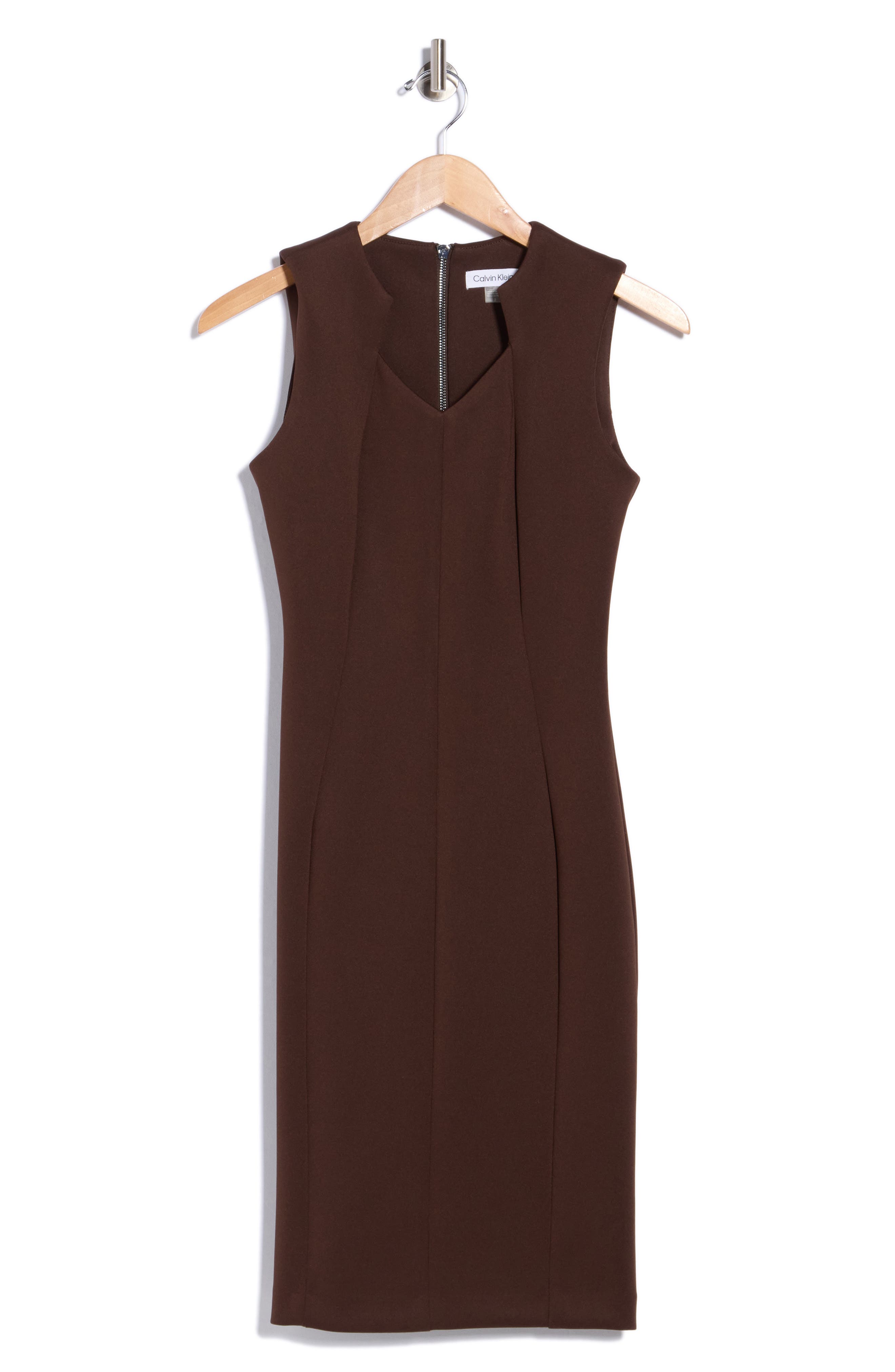 Seamed Sheath Dress